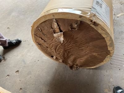 Water Affected Stock of Base Paper